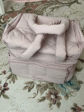 Quilted Pink Lunch Bag